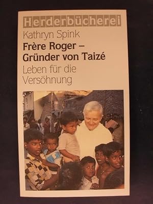 Bild des Verkufers fr Frere Roger, Grnder von Taize - Leben fr die Vershnung zum Verkauf von Buchantiquariat Uwe Sticht, Einzelunter.