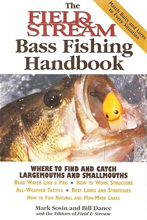 Seller image for THE FIELD & STREAM BASS FISHING HANDBOOK. By Mark Sosin & Bill Dance. Illustrated by Dave Whitlock. for sale by Coch-y-Bonddu Books Ltd