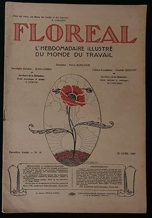 Imagen del vendedor de FLOREAL . a la venta por Librairie Franck LAUNAI