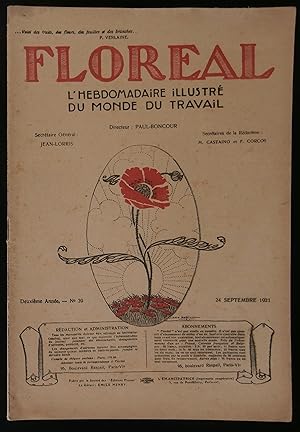Imagen del vendedor de FLOREAL . a la venta por Librairie Franck LAUNAI