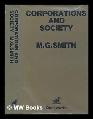 Immagine del venditore per Corporations and Society [By] M. G. Smith venduto da MW Books