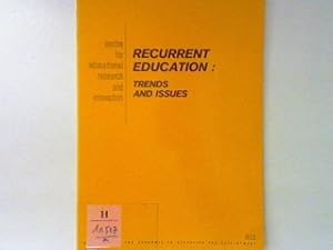 Immagine del venditore per Recurrent education : Trends and issues. venduto da books4less (Versandantiquariat Petra Gros GmbH & Co. KG)