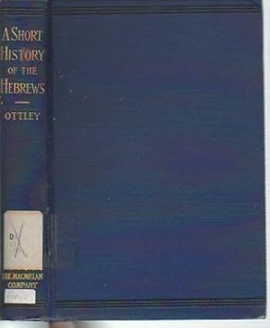 Seller image for A Short History of the Hebrews to the Roman Period (1910) for sale by Bookfeathers, LLC