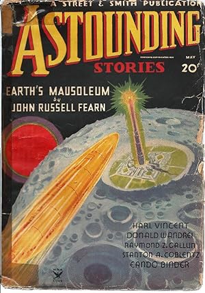 Seller image for Astounding Stories 1935 Vol. 15 # 03 May: The Einstein Express (pt 2, conc) / Twelve Eighty-Seven (1287) (pt 1) / Earth's Mausoleum / The Escape / Stars / An Episode in Space / Set Your Course By the Stars / The Whisperers / N'Goc for sale by John McCormick