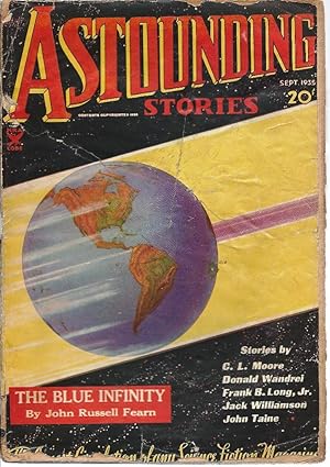 Seller image for Astounding Stories 1935 Vol. 16 # 01 September: Twelve Eighty-Seven (1287) (pt 5, conc) / Islands of the Sun (pt 1) / The Blue Infinity / Earth Minus / Greater Glories / W62 to Mercury / Sky Rock / The Lady of the Moon for sale by John McCormick