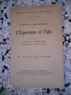 Seller image for Conference contradictoire sur l'Esperanto et l'Ido for sale by Frederic Delbos