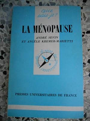 Image du vendeur pour La menopause mis en vente par Frederic Delbos