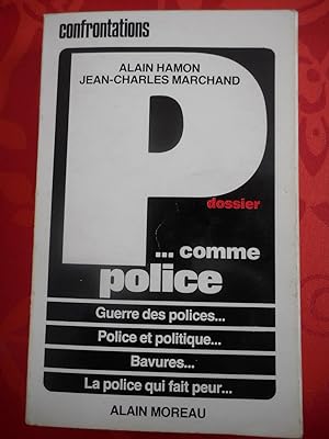 Seller image for P. comme police for sale by Frederic Delbos