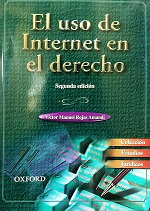 Imagen del vendedor de El uso de Internet en el derecho a la venta por Librera Monte Sarmiento