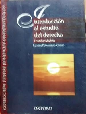 Seller image for Introduccin al estudio del derecho for sale by Librera Monte Sarmiento