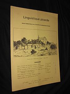 Image du vendeur pour Linguistique picarde (31e anne, 3e trimestre 1991, fascicule 119) mis en vente par Abraxas-libris