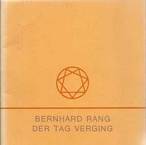 Image du vendeur pour Der Tag verging (Gedichte) mis en vente par ANTIQUARIAT H. EPPLER