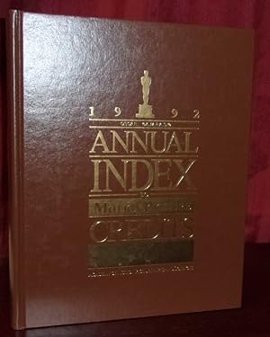 Seller image for ANNUAL INDEX TO MOTION PICTURE CREDITS: 1992 for sale by BOOKFELLOWS Fine Books, ABAA