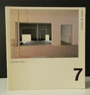 Michel Verjux. Succès du Bedac 7. Rare catalogue (16 pages agrafées) de la première exposition de...