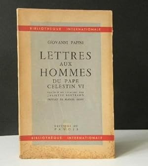 LETTRES AUX HOMMES DU PAPE CELESTIN VI.