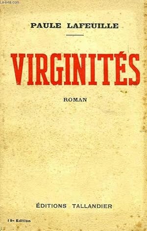 Seller image for VIRGINITES for sale by Le-Livre