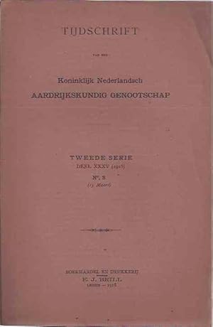 Seller image for Tijdschrift van het Koninklijk Nederlandsch Aardrijkskundig Genootschap. Tweede Serie Deel XXXV 1918, No 1 (15 maart). for sale by Antiquariaat Fenix