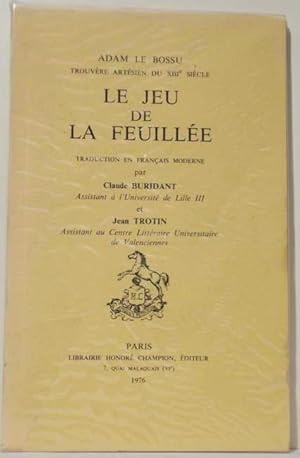 Image du vendeur pour Le Jeu de la Feuille mis en vente par Calepinus, la librairie latin-grec