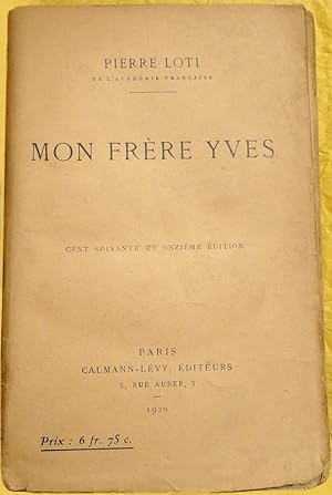 Image du vendeur pour Mon frre Yves mis en vente par Calepinus, la librairie latin-grec