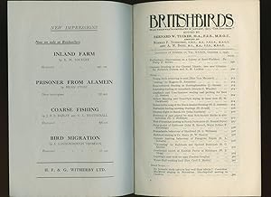 Imagen del vendedor de British Birds: An Illustrated Magazine Devoted Chiefly to the Birds on the British List [11] a la venta por Little Stour Books PBFA Member