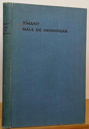 Timarit Mals og Menningar: 1940, Januar-April