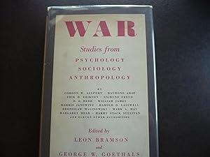 Bild des Verkufers fr War: Studies from Psychology, Sociology, Anthropology. zum Verkauf von J. King, Bookseller,