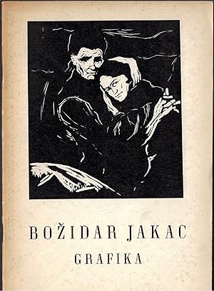 BOZIDAR JAKAC Grafika Retrospektivna Izlozba - Moderna Galerija v Ljubljani : 5. - 20. juna 1954