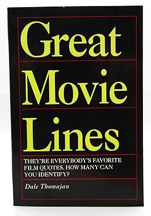 Seller image for Great Movie Lines for sale by Book Nook