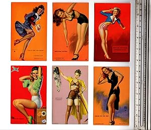 Six Mutoscope Cards Circa 1940