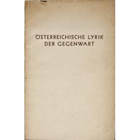 Osterreichische Lyrik der Gegenwart (GERMAN)