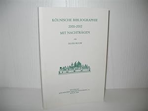 Immagine del venditore per Klnische Bibliographie 2000-2002: Mit Nachtrgen. venduto da buecheria, Einzelunternehmen