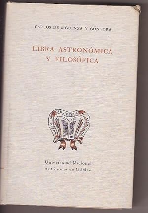 Imagen del vendedor de LIBRA ASTRONOMICA Y FILOSOFICA a la venta por Oscar Diaz