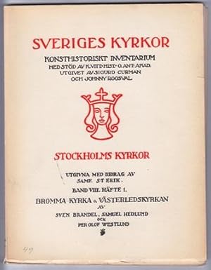 Seller image for Bromma kyrka och Vsterledskyrkan i Stockholm. for sale by Hatt Rare Books ILAB & CINOA