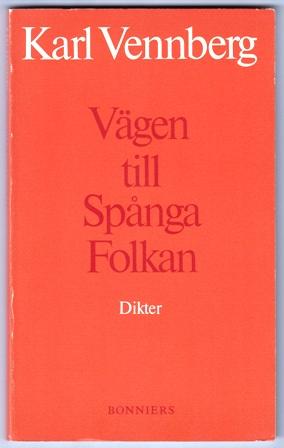 Imagen del vendedor de Vgen till Spnga Folkan. [Dikter.] a la venta por Hatt Rare Books ILAB & CINOA