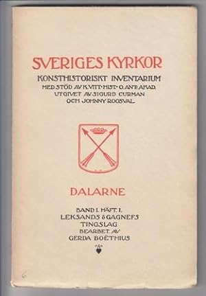 Imagen del vendedor de Kyrkor i Leksands och Gagnefs tingslag. [Leksand, Djura, hl, Bjurss, Gagnef och Mockfjrd, Dalarna.] a la venta por Hatt Rare Books ILAB & CINOA