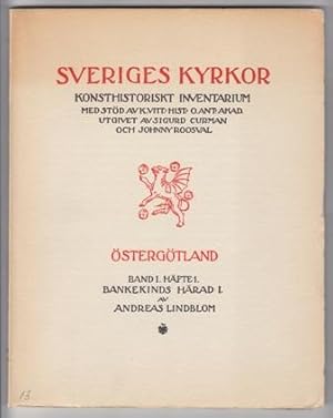 Image du vendeur pour Kyrkor i Bankekinds hrad. Norra delen. 1. [Askeby och Svinstad, stergtland.] mis en vente par Hatt Rare Books ILAB & CINOA