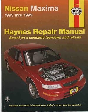 HAYNES REPAIR MANUAL Nissan Maxima 1993 Thru 1999