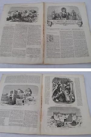 Seller image for EL MUSEO UNIVERSAL. 24 marzo 1861. Nm.12, ao V. for sale by Librera Maestro Gozalbo