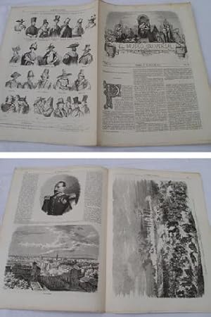 Seller image for EL MUSEO UNIVERSAL. 1 julio 1859. Nm.13, ao III. for sale by Librera Maestro Gozalbo