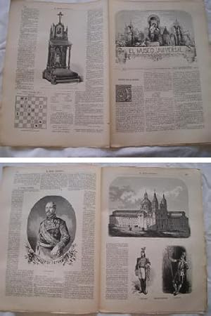 Seller image for EL MUSEO UNIVERSAL. 9 noviembre 1867. Nm.45, ao XI. for sale by Librera Maestro Gozalbo