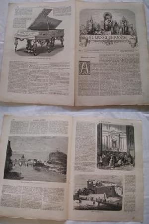 Seller image for EL MUSEO UNIVERSAL. 2 noviembre 1867. Nm.44, ao XI. for sale by Librera Maestro Gozalbo