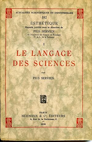 Le Langage des Sciences.