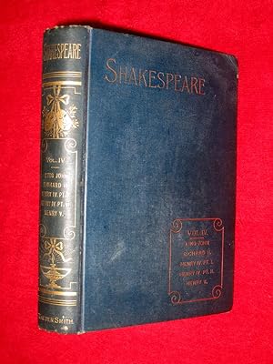 Immagine del venditore per The Reader's Shakespeare, Shakespeare's Works. Vol IV (of 9). Histories 1, King John, Richard II, Henry IV, Henry V. venduto da Tony Hutchinson