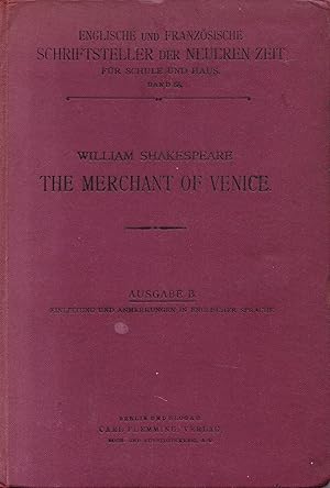 Bild des Verkufers fr The Merchant of Venice. With Introduction and Explanatory Notes. zum Verkauf von Antiquariat Immanuel, Einzelhandel