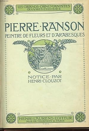 Seller image for PEINTRE DE FLEURS ET D'ARABESQUES. for sale by Le-Livre