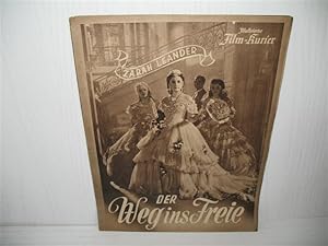 Imagen del vendedor de BFK 3202: Der Weg ins Freie. Regie: Rolf Hansen; a la venta por buecheria, Einzelunternehmen