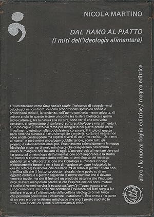 Seller image for DAL RAMO AL PIATTO I MITI DELL'IDEOLOGIA ALIMENTARE for sale by Libreria Rita Vittadello