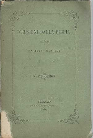 VERSIONI DALLA BIBBIA