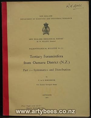 Seller image for Tertiary Foraminifera from Oamaru District (NZ) Part I - Systematics and Distribution for sale by Arty Bees Books