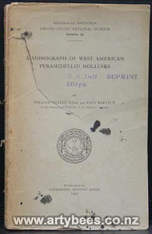 Seller image for A Monograph of West American Pyramidellid Mollusks for sale by Arty Bees Books